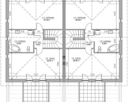 Nowe Domy w zabudowie bliźniaczej - rynek pierwotny