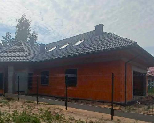 Dom jednorodzinny, parterowy -120m2 - stan surowy zamknięty